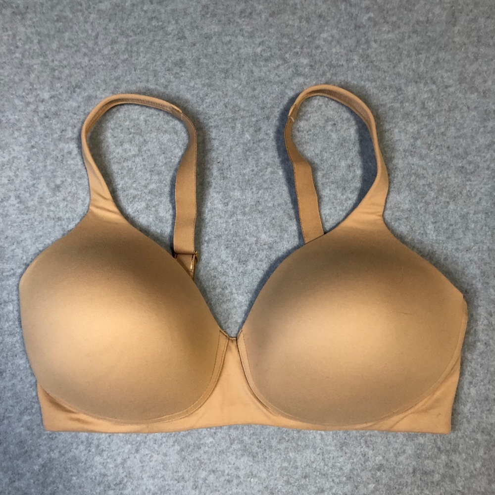 Soma Nude and Teal Smooth T-shirt Bras - Picture 7 of 16